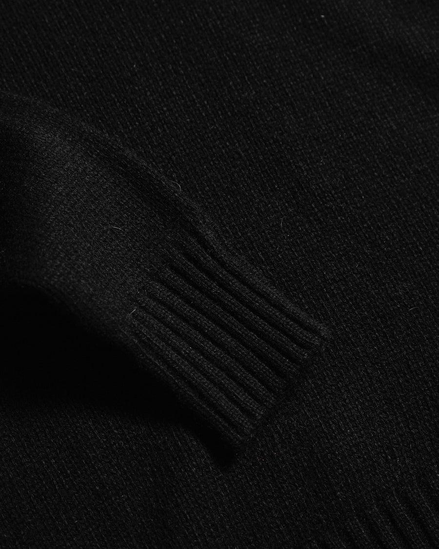 Scaglione TURTLE NECK SOFT HYBRID CASHMERE BLACK Latest stili
