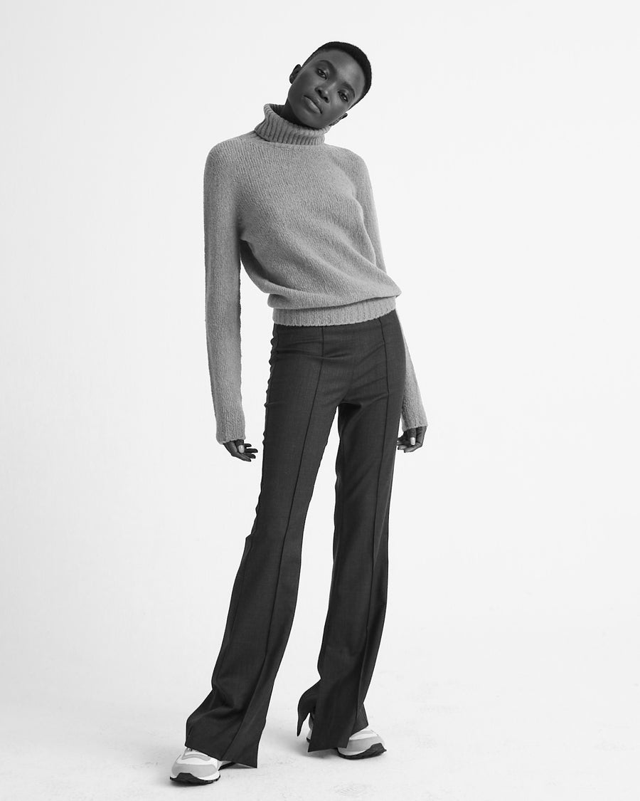 Scaglione TURTLE NECK SEAMLESS PUFFED LTGREY Fino al 60% di sconto
