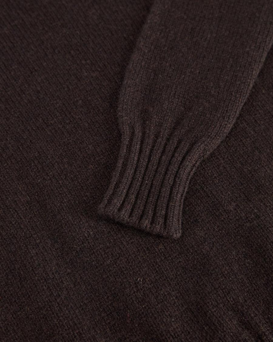 Scaglione ROUND NECK SOFT HYBRID CASHMERE EBANO Fino al 55% di sconto