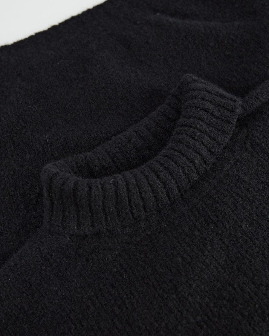Scaglione TURTLE NECK OVER PUFFED CASHMERE BLACK Discount Store per i nuovi prodotti