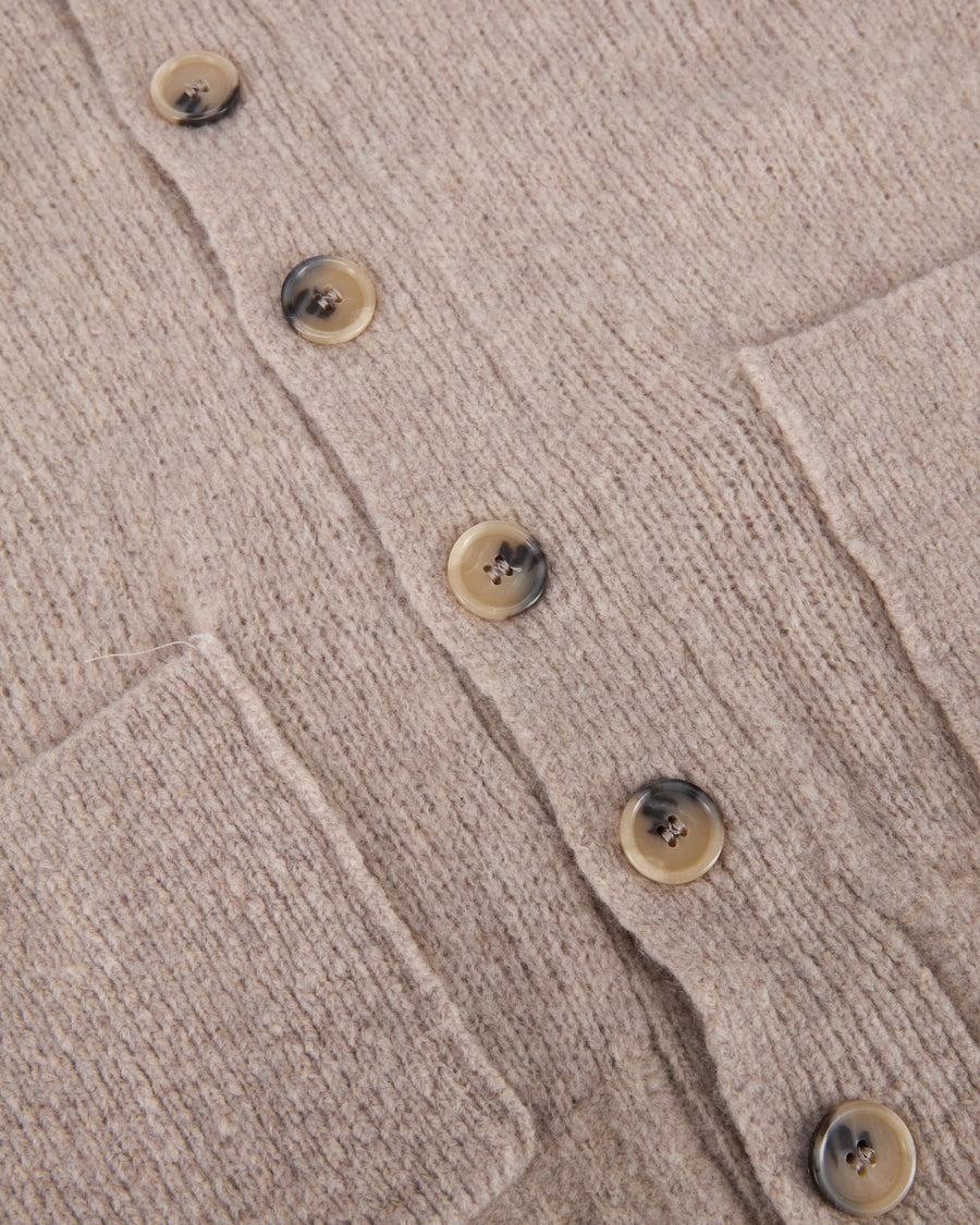 Scaglione CARDIGAN SCIALLE PUFFED CASHMERE CASHMERE BEIGE Acquista Ora