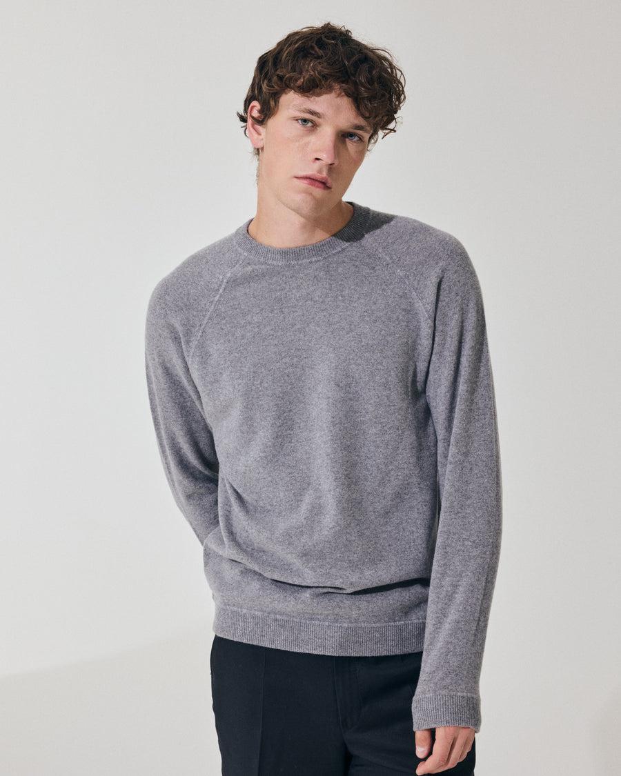 Scaglione ROUND NECK RAGLAN MIX CASH GREY Economico