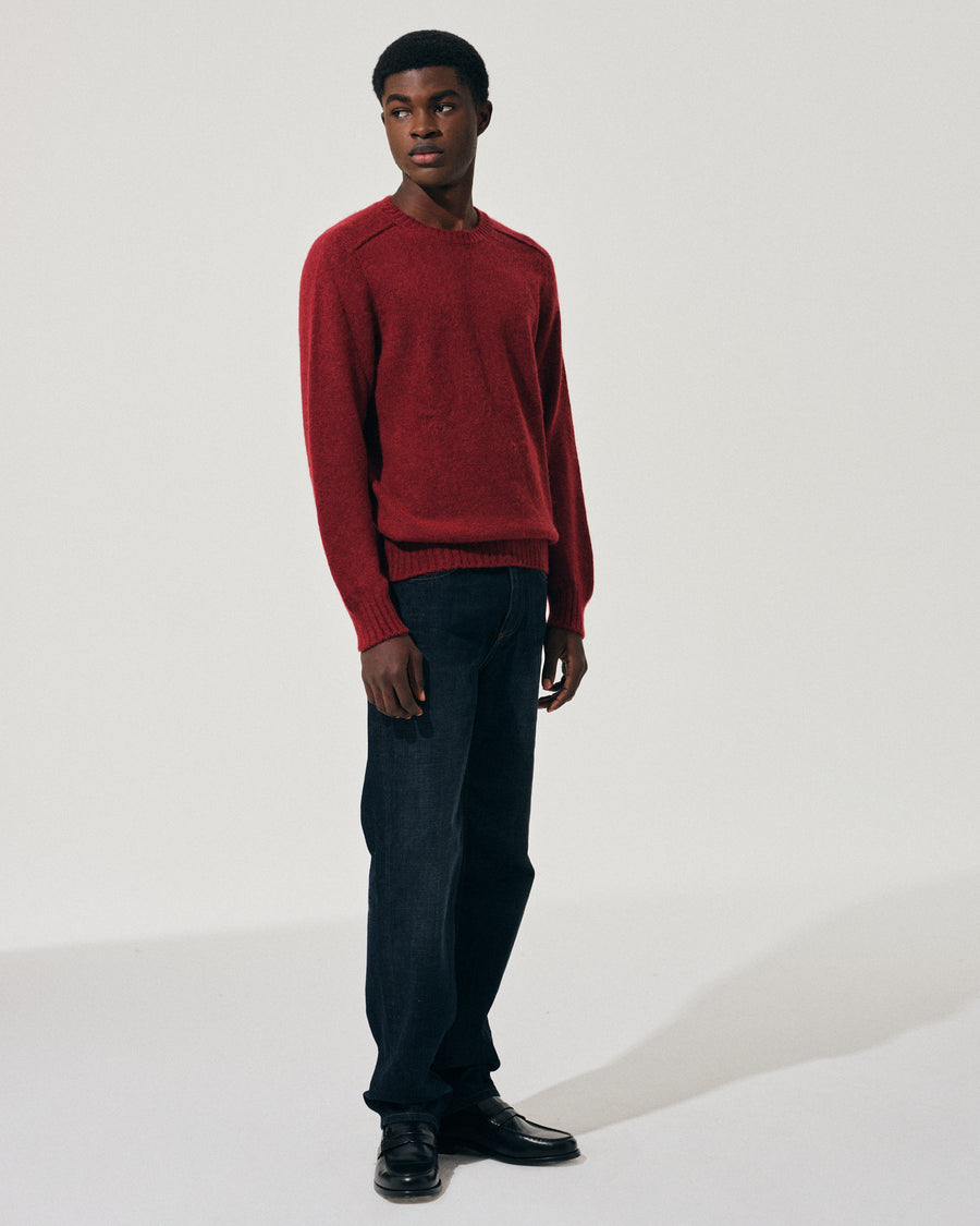 Scaglione ROUND NECK SEAMLESS MARTELLO MERLOT Saldi