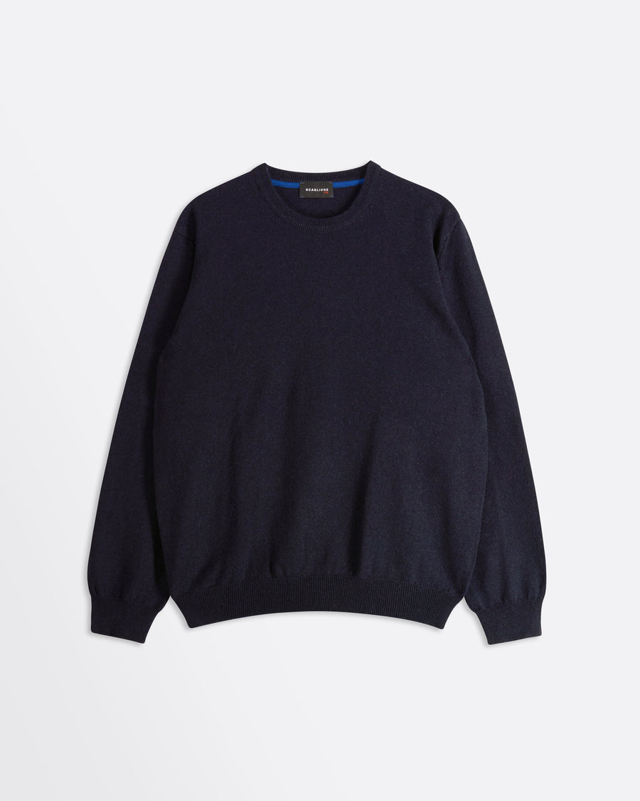 Scaglione ROUND NECK CITY F12 NAVY Flash Sale