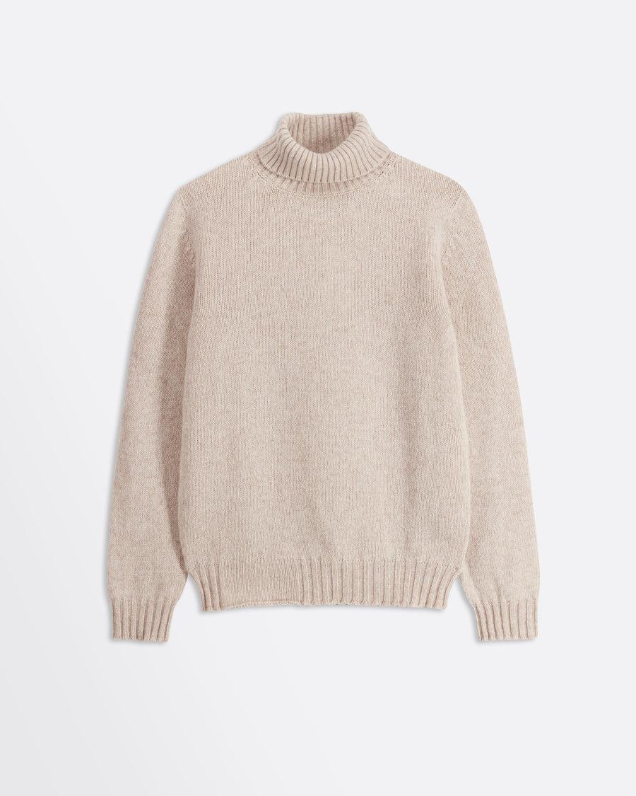 Scaglione TURTLE NECK SEAMLESS SOFTWOOL DUNE Smaltimento dello stoccaggio