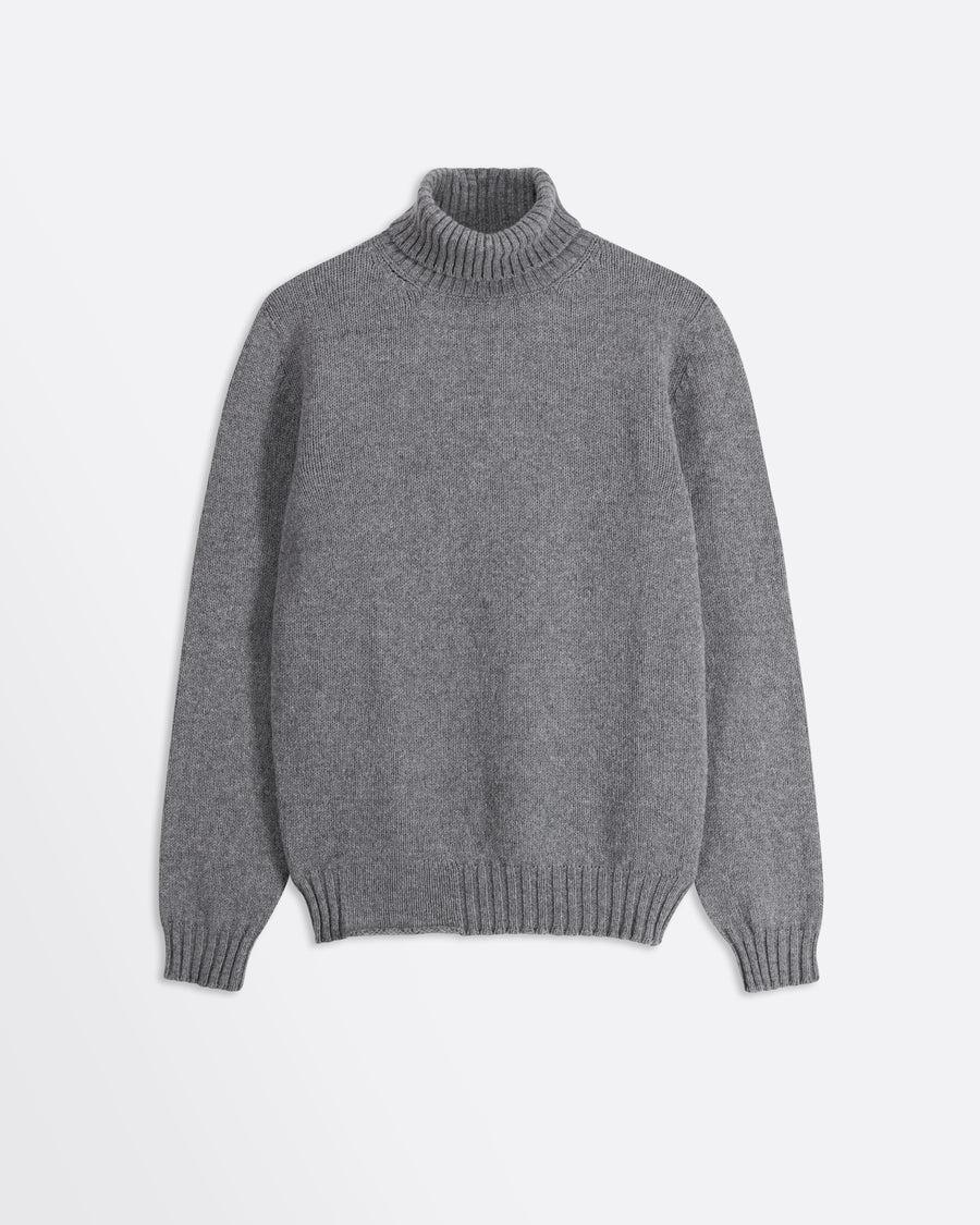 Scaglione TURTLE NECK SEAMLESS SOFTWOOL GREY Offerta migliore