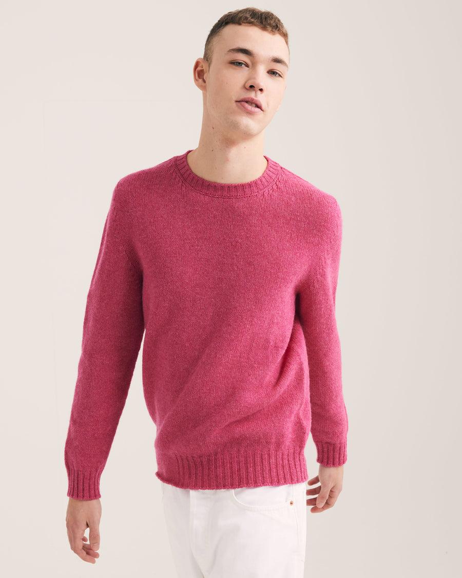 Scaglione ROUND NECK SEAMLESS SOFTWOOL PINK Offerta temporanea