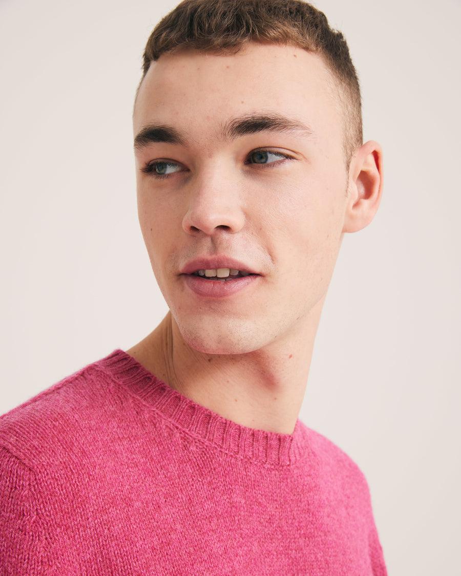 Scaglione ROUND NECK SEAMLESS SOFTWOOL PINK Offerta temporanea