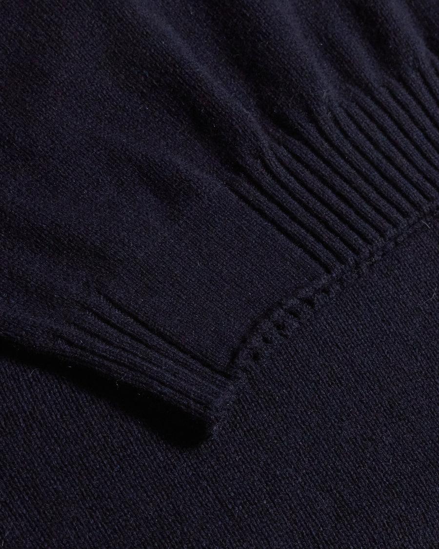 Scaglione ROUND NECK SOFT HYBRD CASHMERE NAVY Offerte stagionali