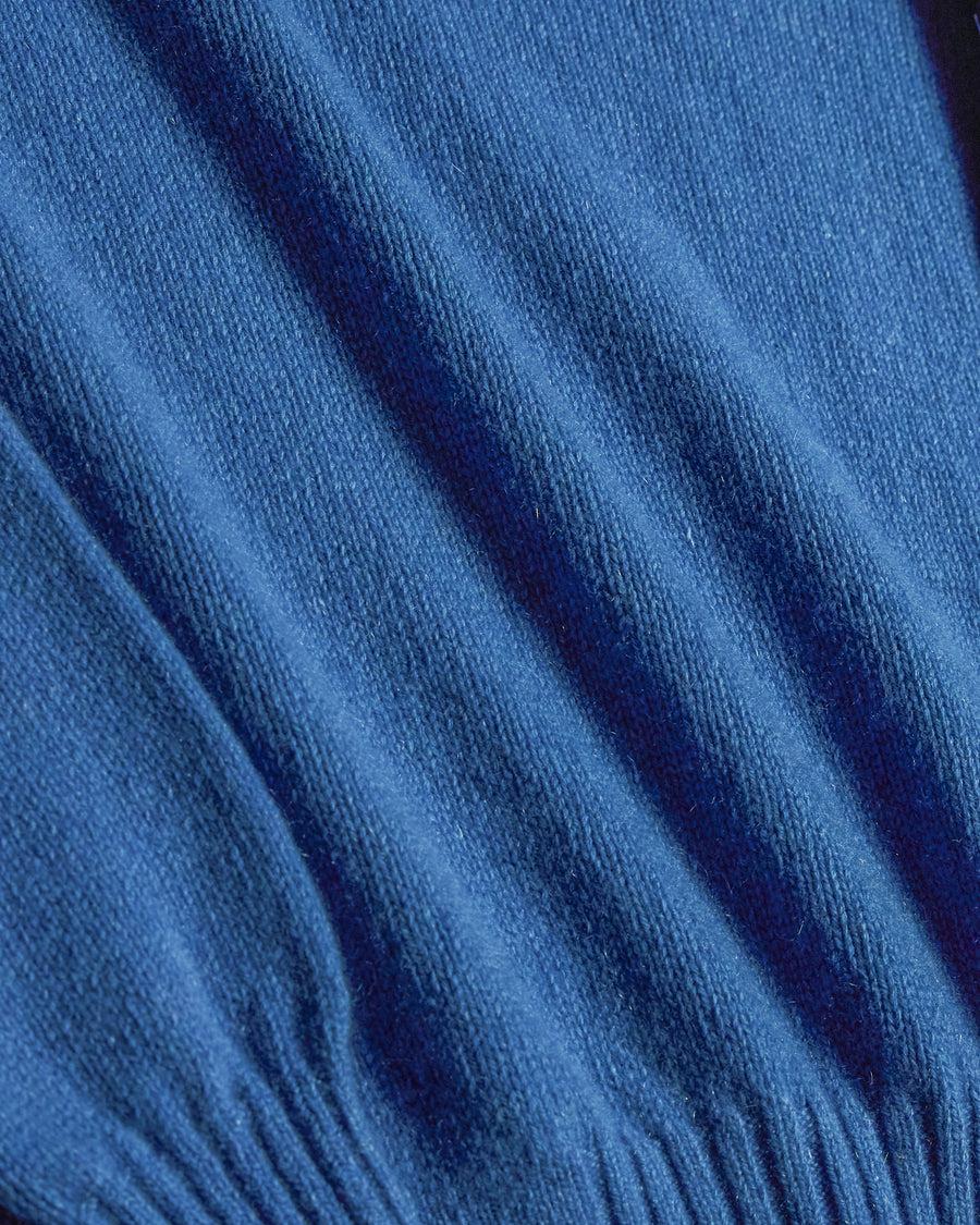 Scaglione ROUND NECK SOFT HYBRD CASHMERE CORNFLOWER Ultimo giorno