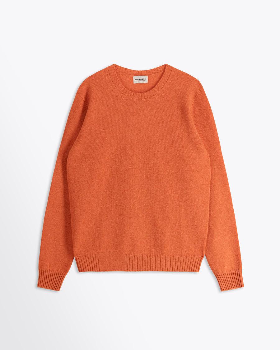 Scaglione ROUND NECK SEAMLESS HYBRD CASHMERE CARROT Promozione temporanea
