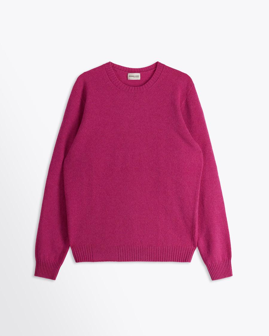Scaglione ROUND NECK SEAMLESS HYBRD CASHMERE DAHLIA Fino al 50% di sconto