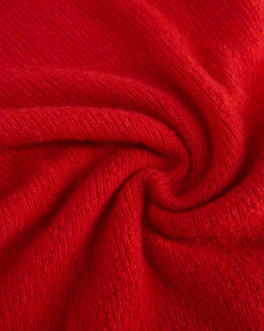 Scaglione TURTLE NECK SLIM PUFFED CASHMERE SCARLET Esporta salva