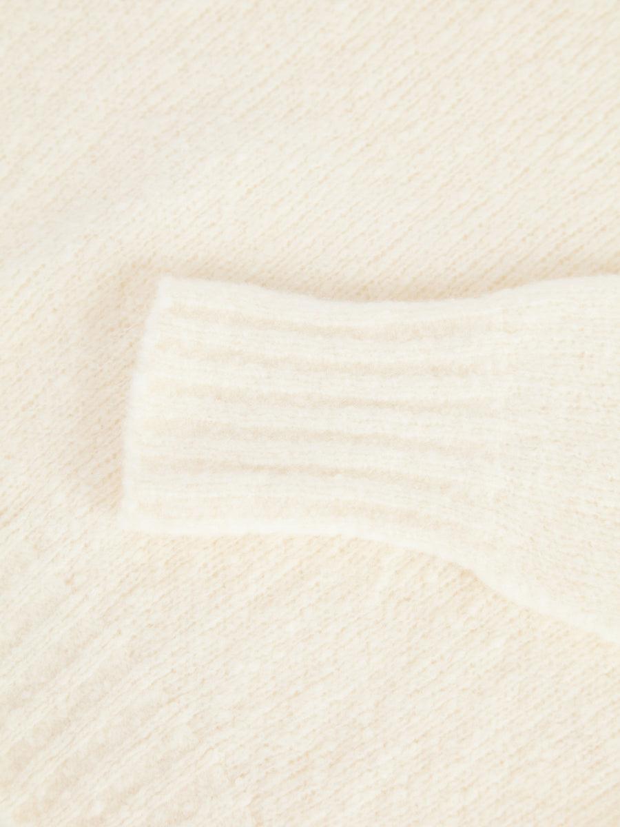 Scaglione TURTLE NECK SLIM PUFFED CASHMERE MILK In vendita