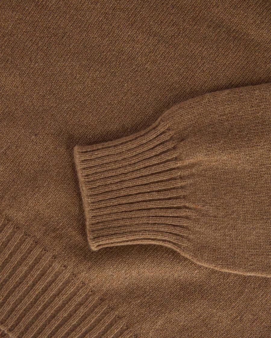 Scaglione TURTLE NECK SEAMLESS HYBRD CASHMERE CASHMERE CARAMEL Vendita Economica