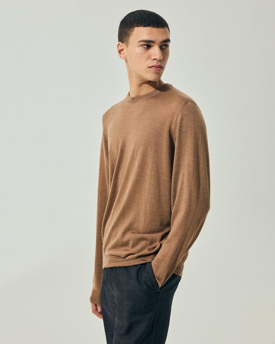 Scaglione ROUNDNECK FINELUX CAMEL Shopping online