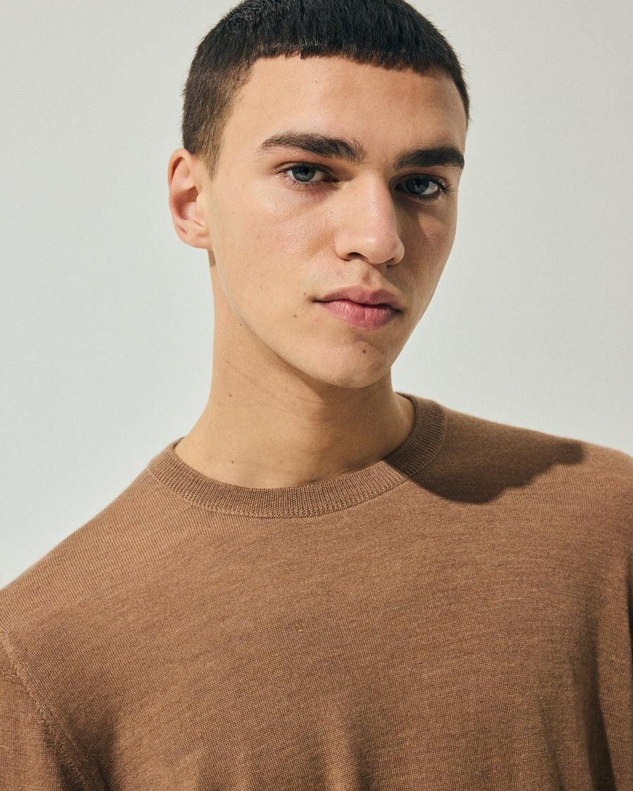 Scaglione ROUNDNECK FINELUX CAMEL Shopping online