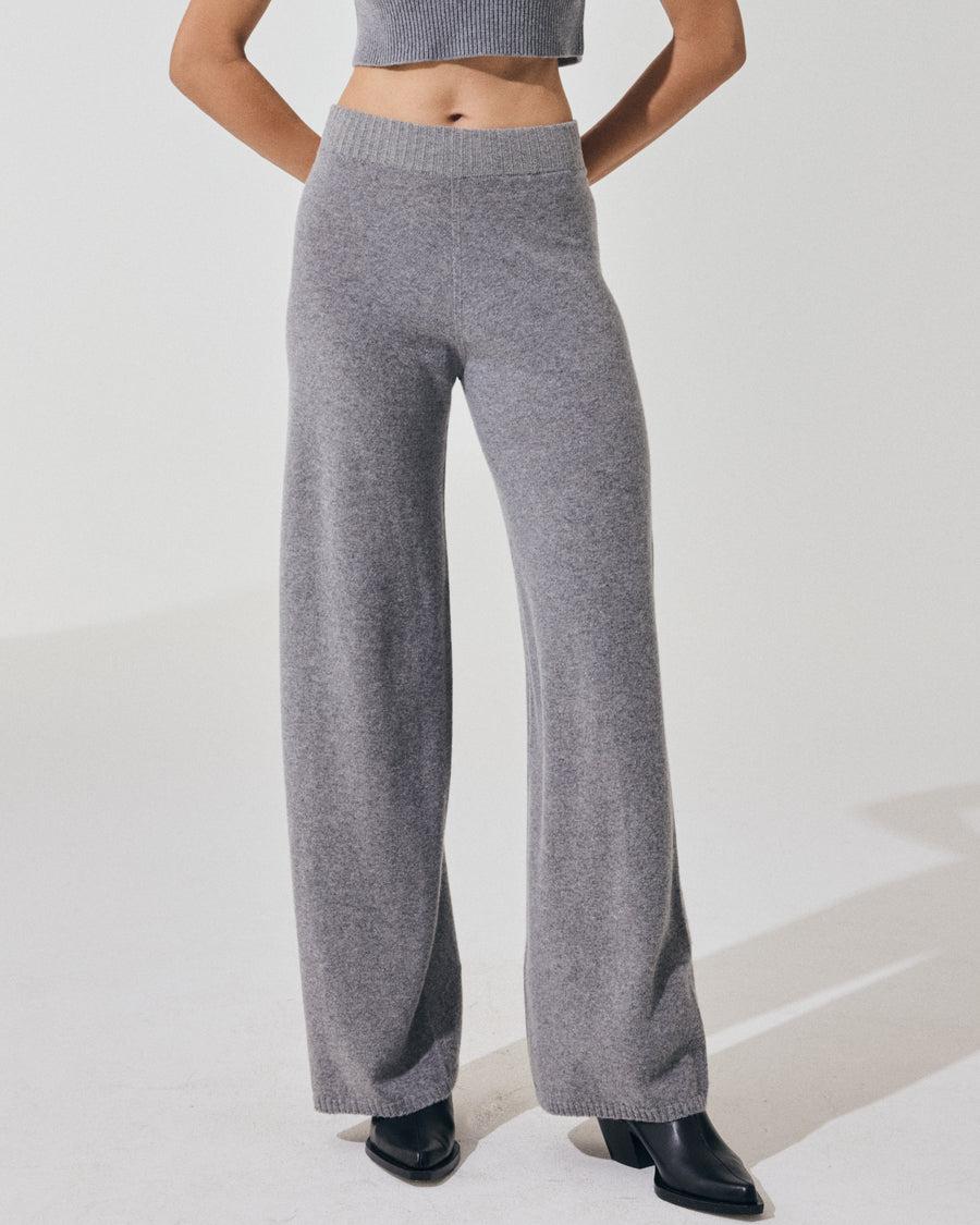 Scaglione PANTS WIDE SEAMLESS GREY Offerta per la Festa della Mamma