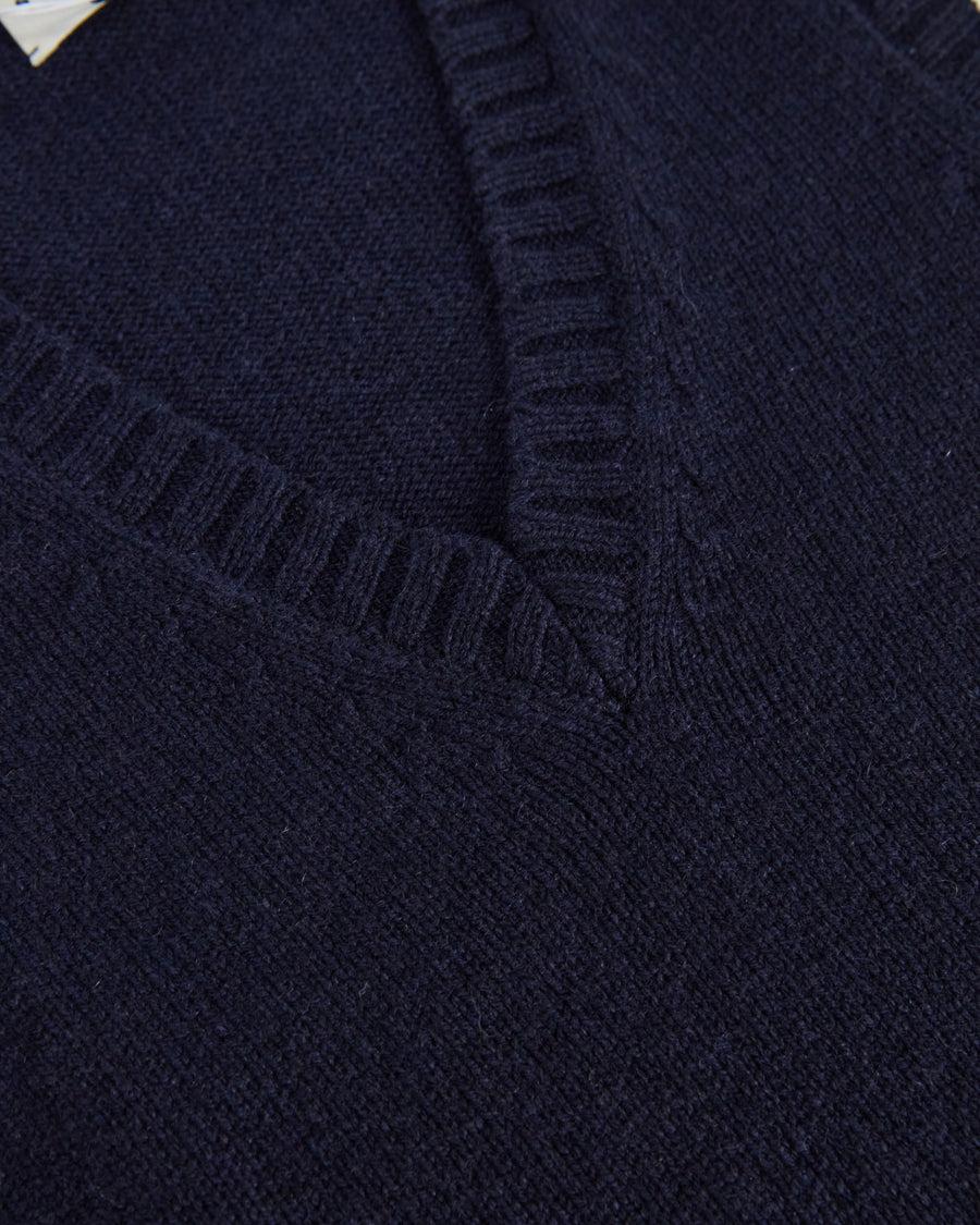 Scaglione GILET SOFT HYBRID CASHMERE NAVY Grandi sconti