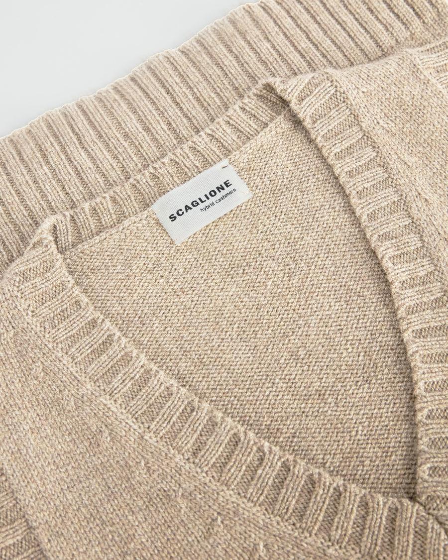 Scaglione GILET SOFT HYBRID CASHMERE SAND Bestseller
