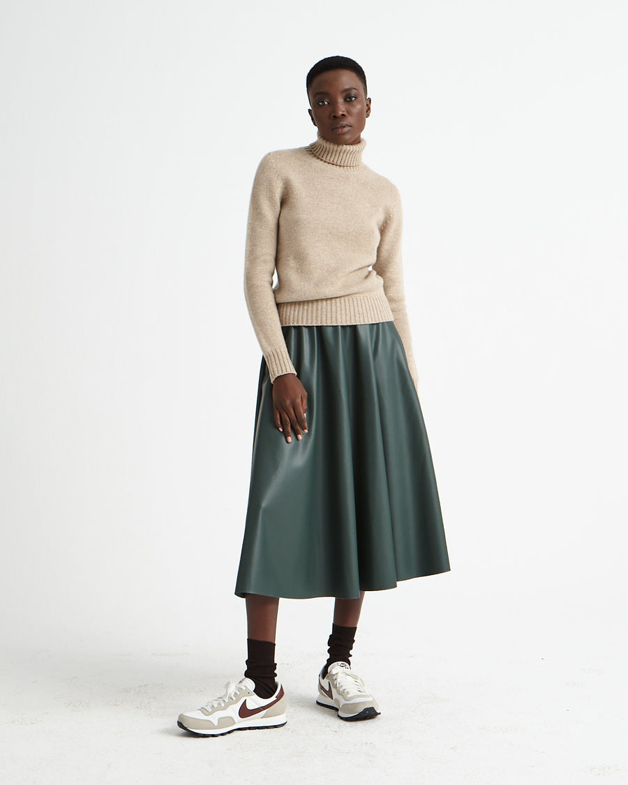 Scaglione TURTLE NECK SOFT HYBRID CASHMERE SAND Ritorno libero