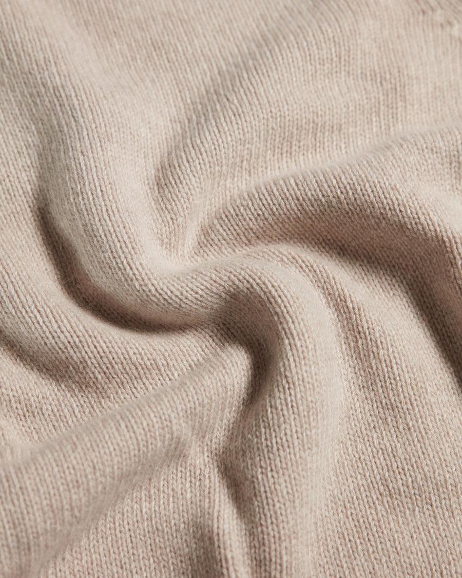 Scaglione ROUND NECK SOFT HYBRID CASHMERE BEIGE Duty-free