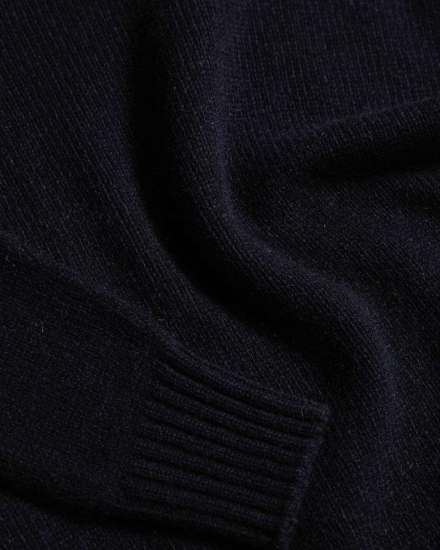 Scaglione TURTLE NECK SOFT HYBRID CASHMERE NAVY Sconti questo mese