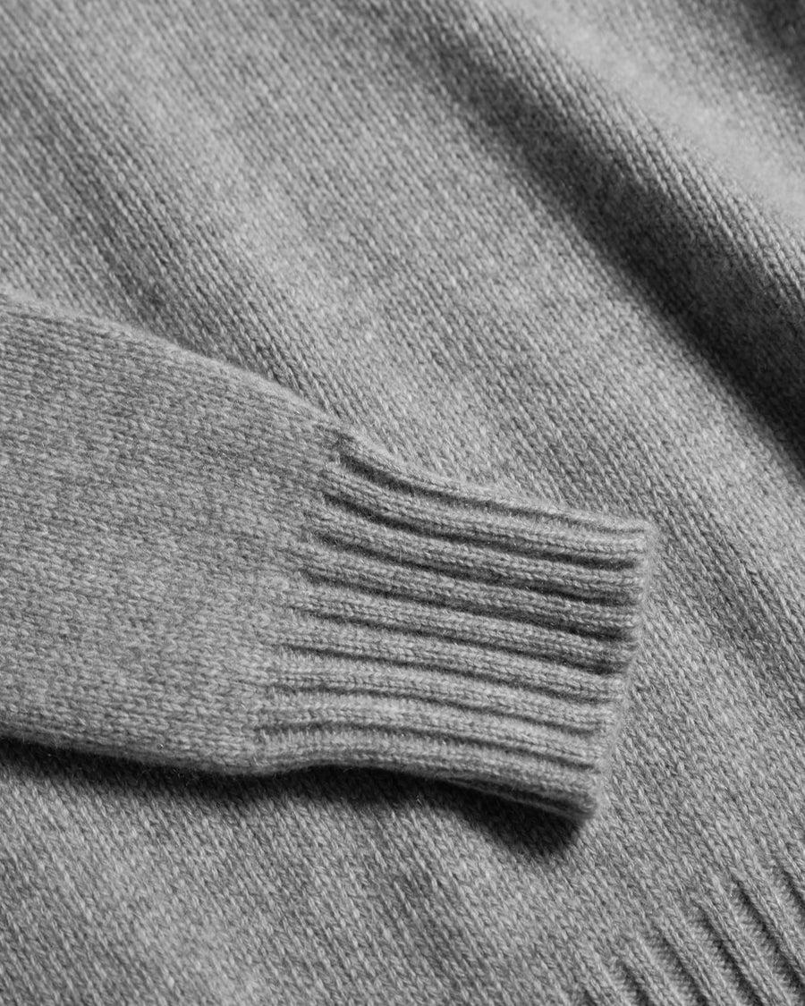 Scaglione TURTLE NECK SOFT HYBRID CASHMERE GREY 2025