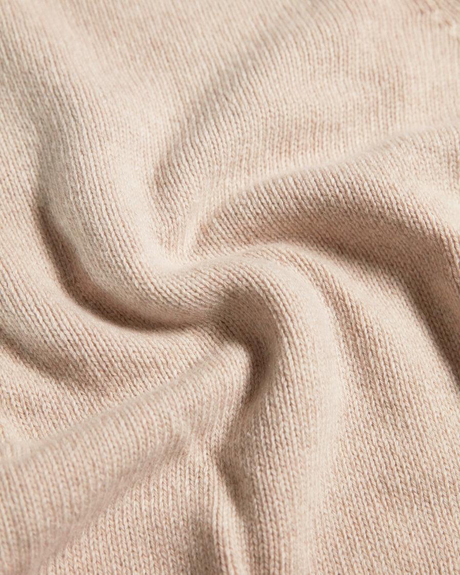 Scaglione ROUND NECK SOFT HYBRID CASHMERE SAND Vendita