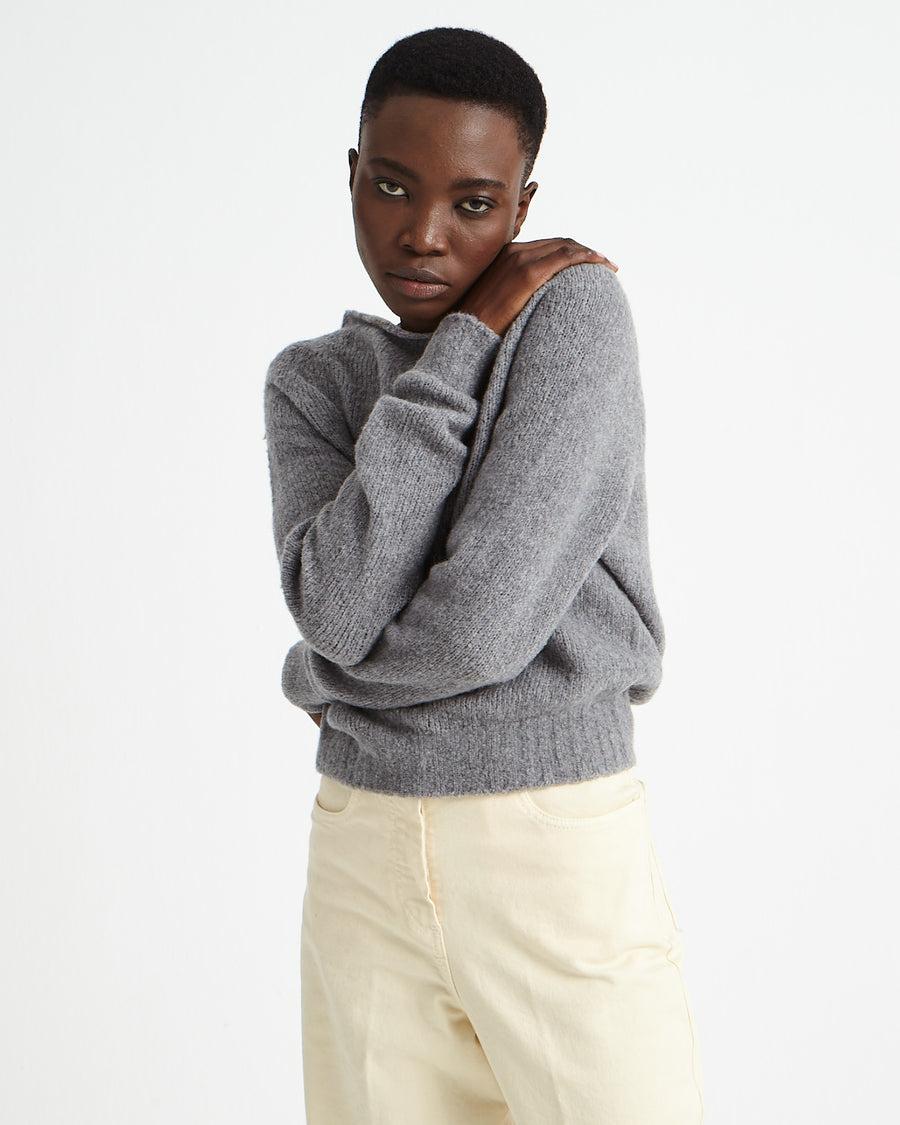 Scaglione BOAT SEAMLESS PUFFED CASHMERE GREY Acquista Ora