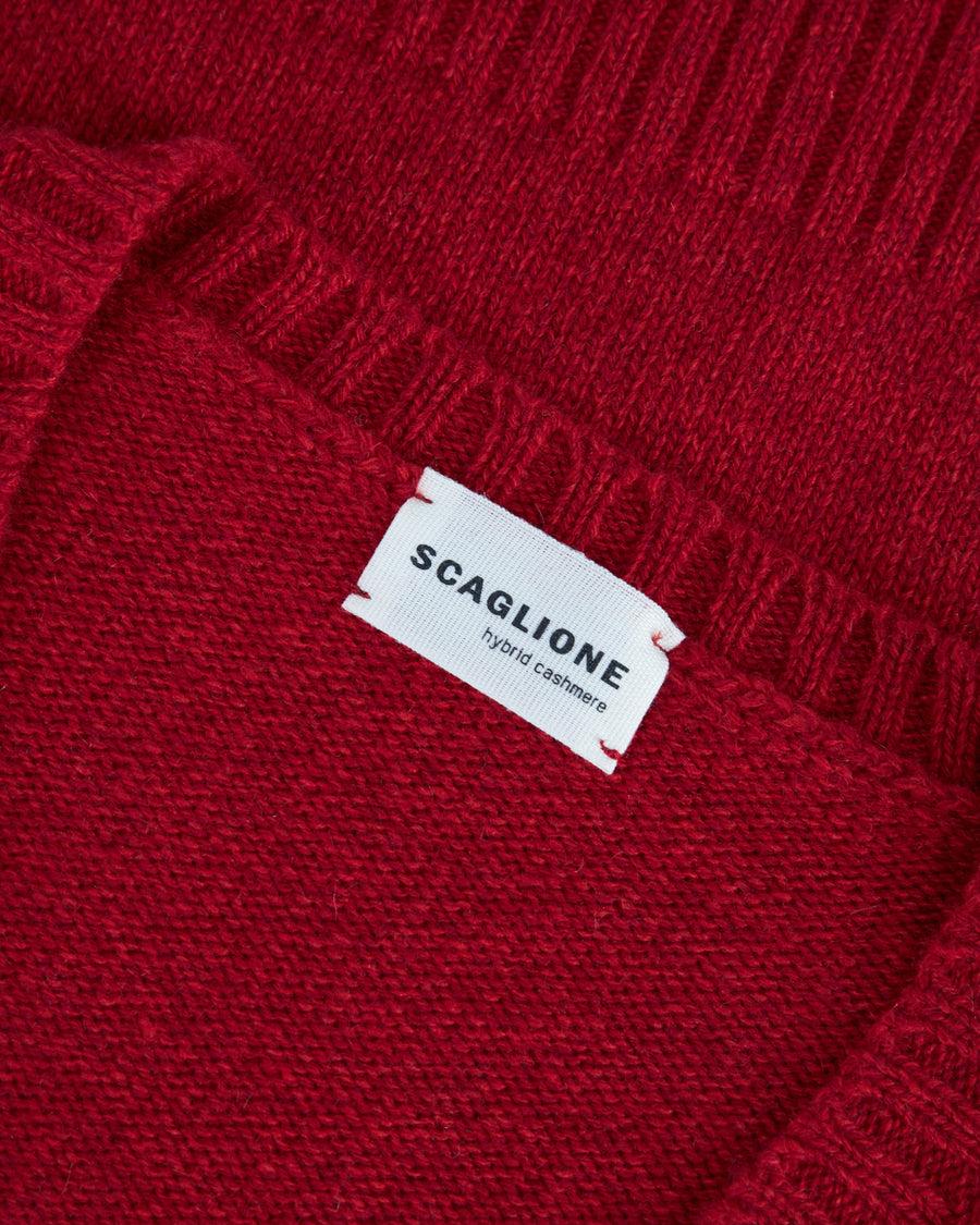 Scaglione GILET SOFT HYBRID CASHMERE RED Vendita Calda