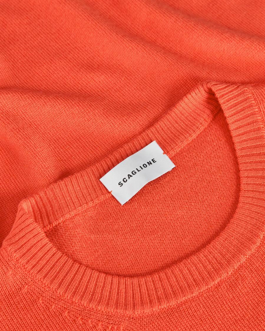 Scaglione ROUNDNECK SEAMLESS MERINO CARROT Negozio