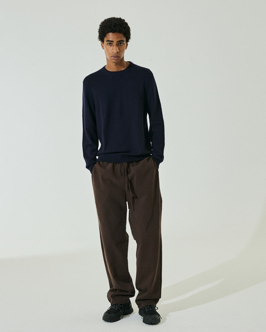 Scaglione ROUNDNECK SEAMLESS MERINO NAVY Nuova