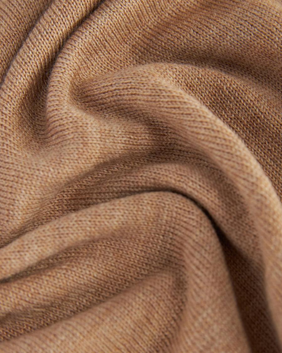 Scaglione ROUNDNECK SEAMLESS MERINO CARAMEL Spedizione gratuita