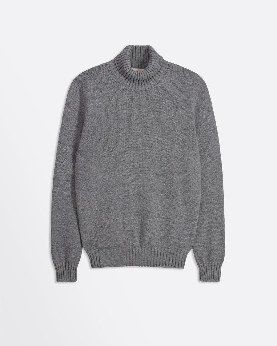 Scaglione TURTLE NECK SOFT HYBRD CASHMERE GREY Offerta per la Festa della Mamma