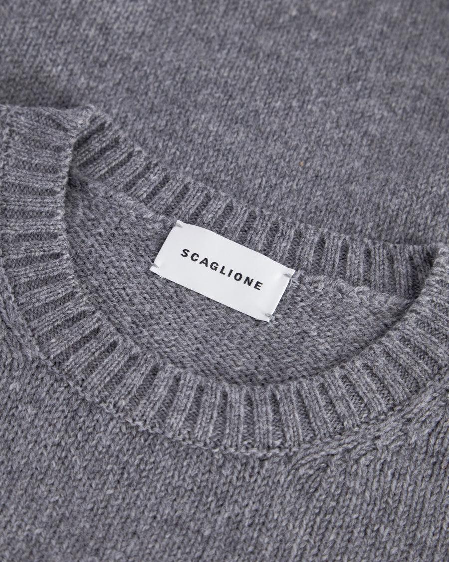 Scaglione ROUNDNECK SEAMLESS SOFTWOOL GREY Lightning offer