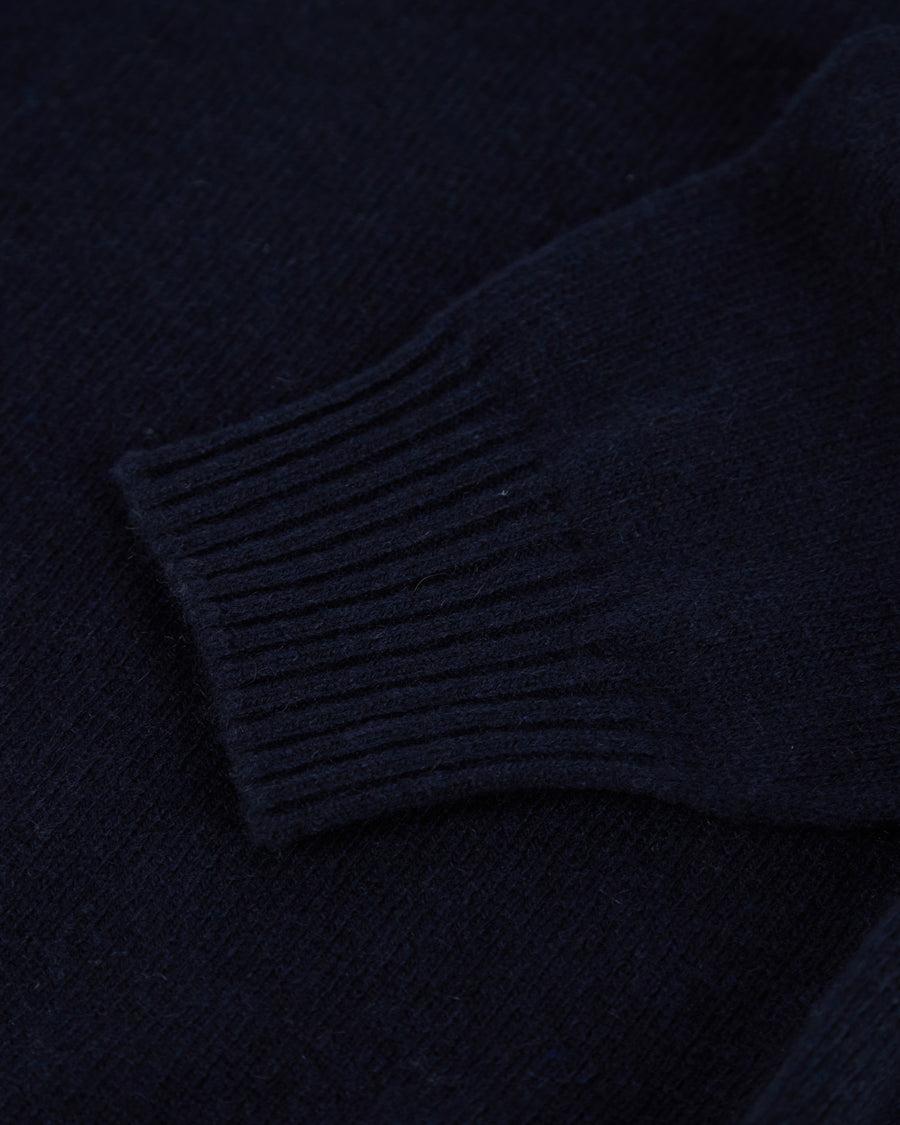 Scaglione ROUNDNECK SEAMLESS HYBRD CASHMERE CASH NAVY Offerte stagionali