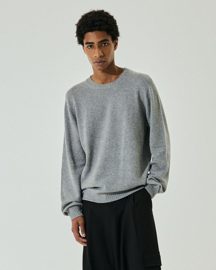 Scaglione ROUNDNECK SEAMLESS HYBRD CASHMERE CASH GREY Enormi risparmi