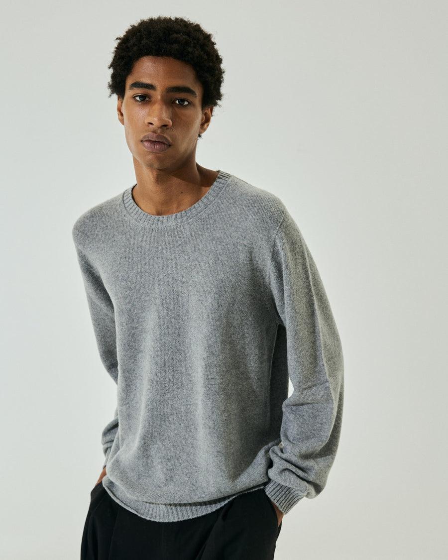 Scaglione ROUNDNECK SEAMLESS HYBRD CASHMERE CASH GREY Enormi risparmi