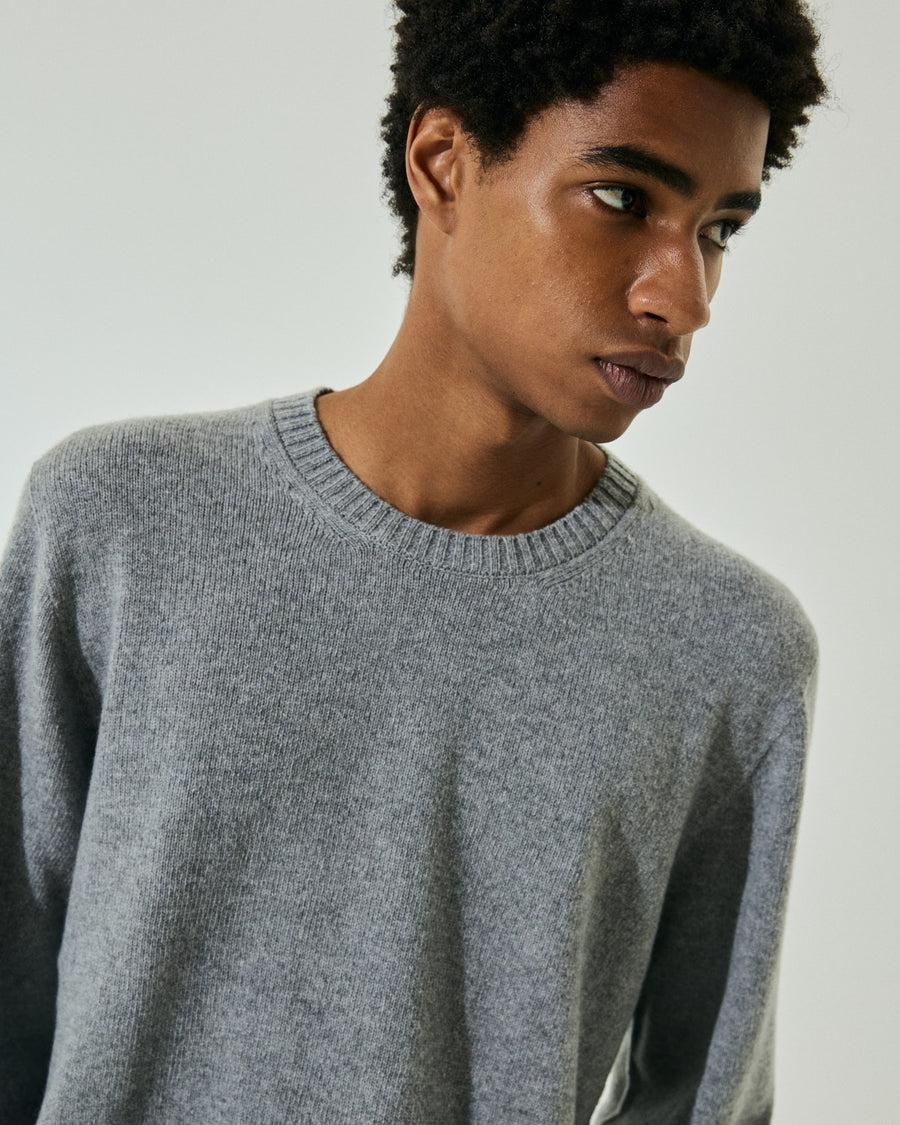 Scaglione ROUNDNECK SEAMLESS HYBRD CASHMERE CASH GREY Enormi risparmi