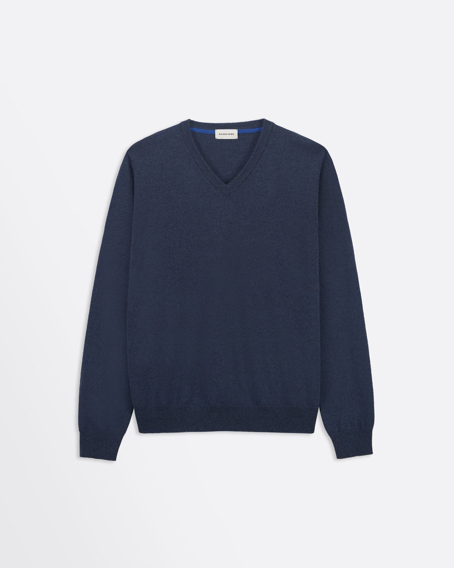 Scaglione PULL V CITY F12 DENIM Super Saving Price