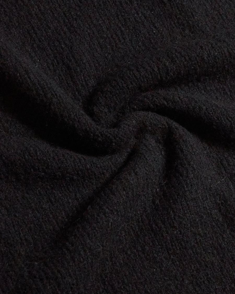 Scaglione ROUND NECK SEAMLESS PUFFED CASHMERE BLACK Sostegno trimestrale