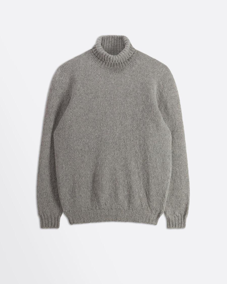 Scaglione TURTLE NECK SEAMLESS PUFFED CASHMERE LT GREY Discount Store per i nuovi prodotti