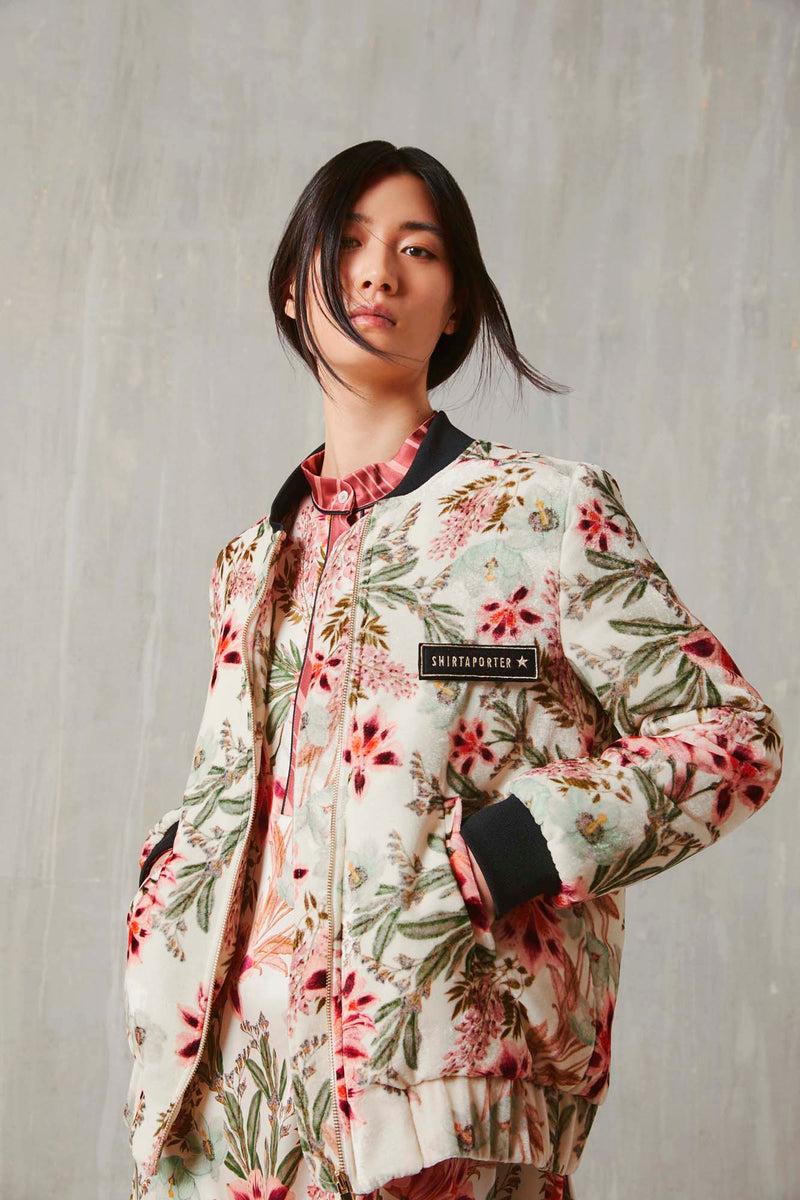 Shirtaporter BOMBER CORTO IN VELLUTO Shopping Online