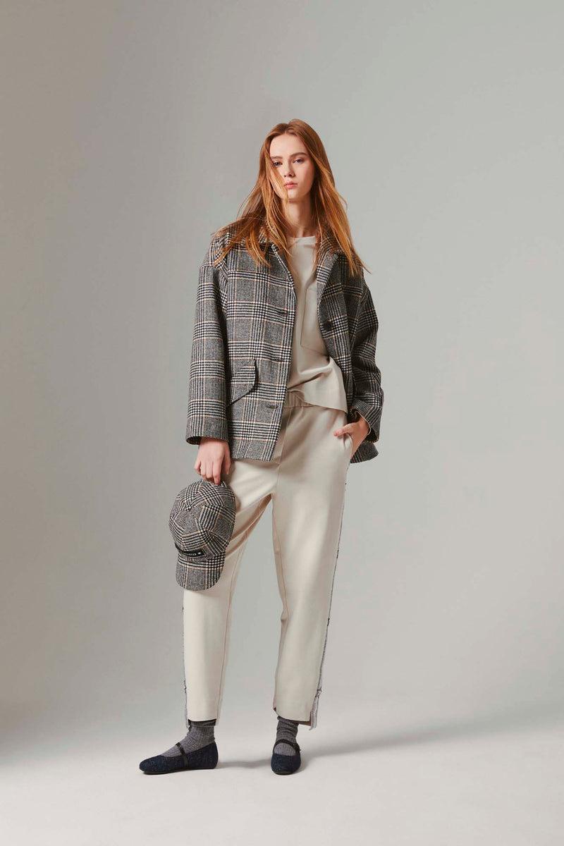 Shirtaporter Giacca in Principe di Galles Presa