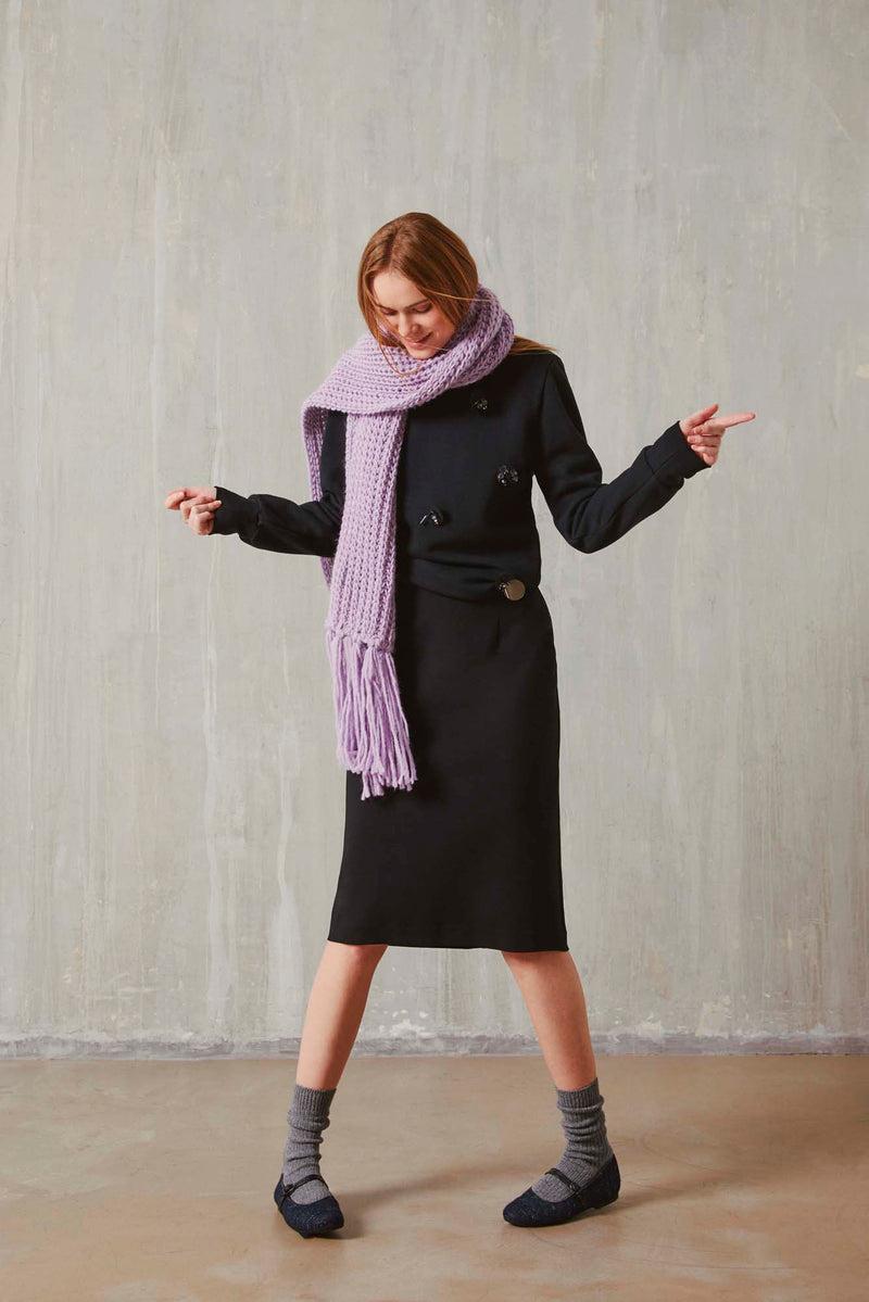 Shirtaporter FELPA GIROCOLLO CON RICAMI Outlet