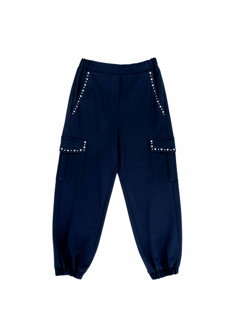 Shirtaporter PANTALONE CARGO CON STUDS In Vendita