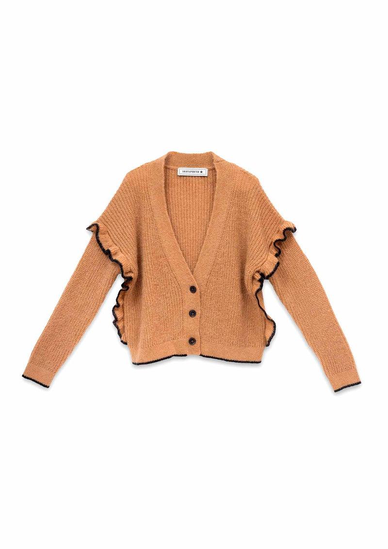 Shirtaporter CARDIGAN RUCHES In Linea