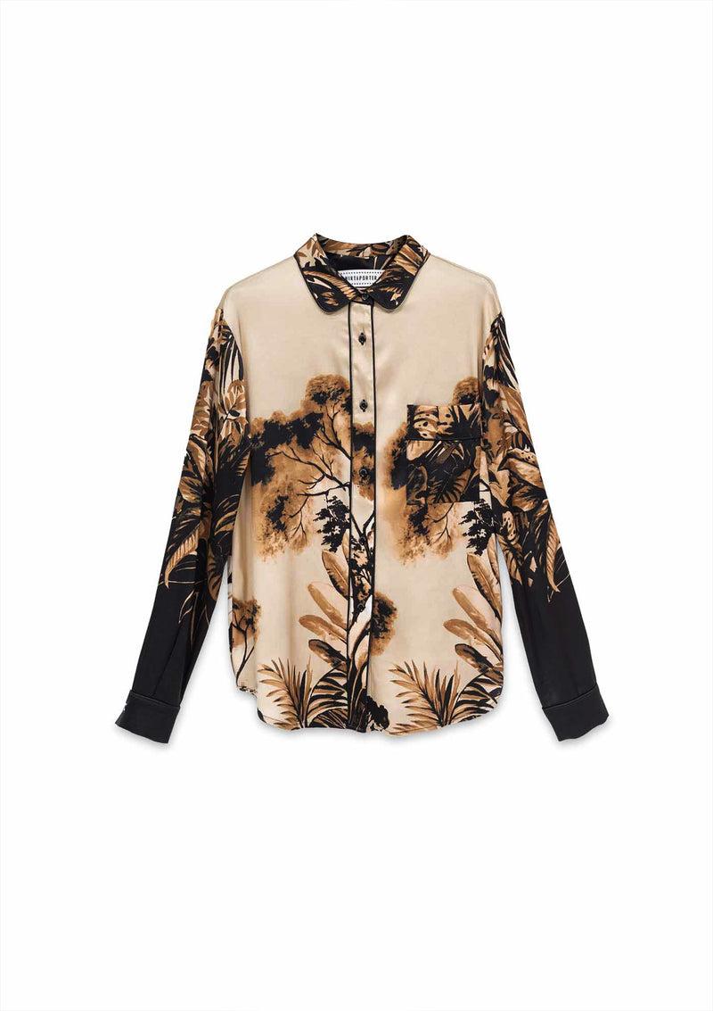 Shirtaporter CAMICIA PAJAMA CON PIPING Nuovo
