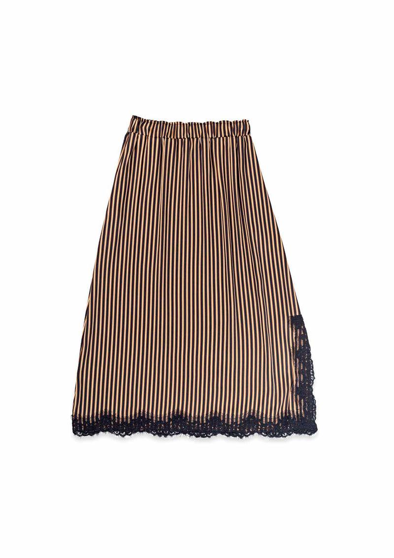 Shirtaporter GONNA LONGUETTE CON PIZZO Qualità Garantita